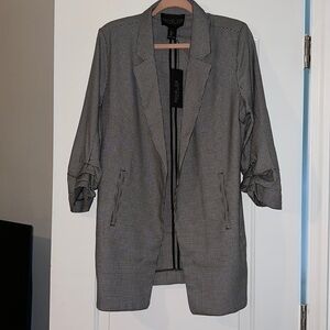 Rachael Zoe checkered blazer NWT SZ L